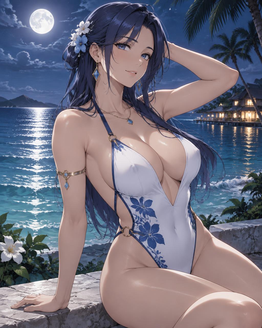 Luna, fictional adult anime AI companion